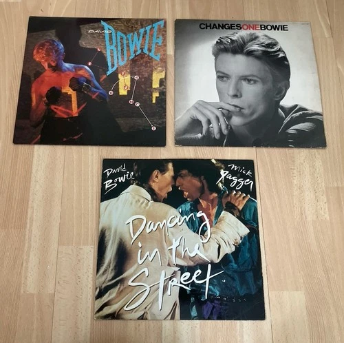 Job Lot Vinyl DAVID BOWIE Album Record CHANGES - LETS DANCE  1980’s (3 No)