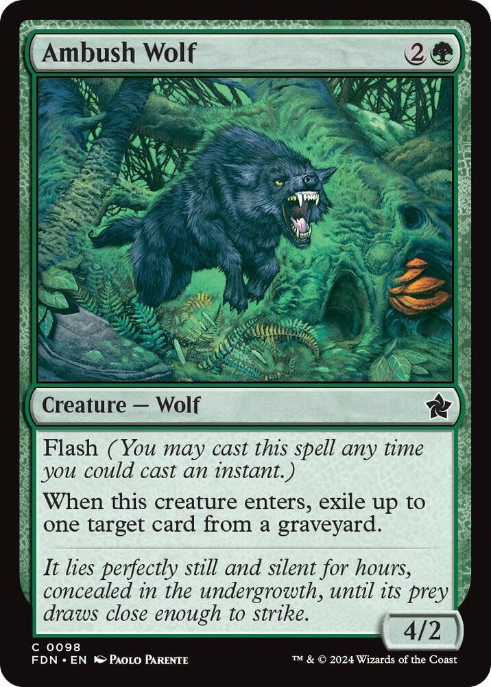 Ambush Wolf C Foundations 98 NM