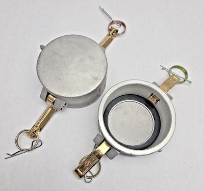 2PCS 3'' Lightweight Camlock Fittings Type DC with Brass Handles -3DC, New