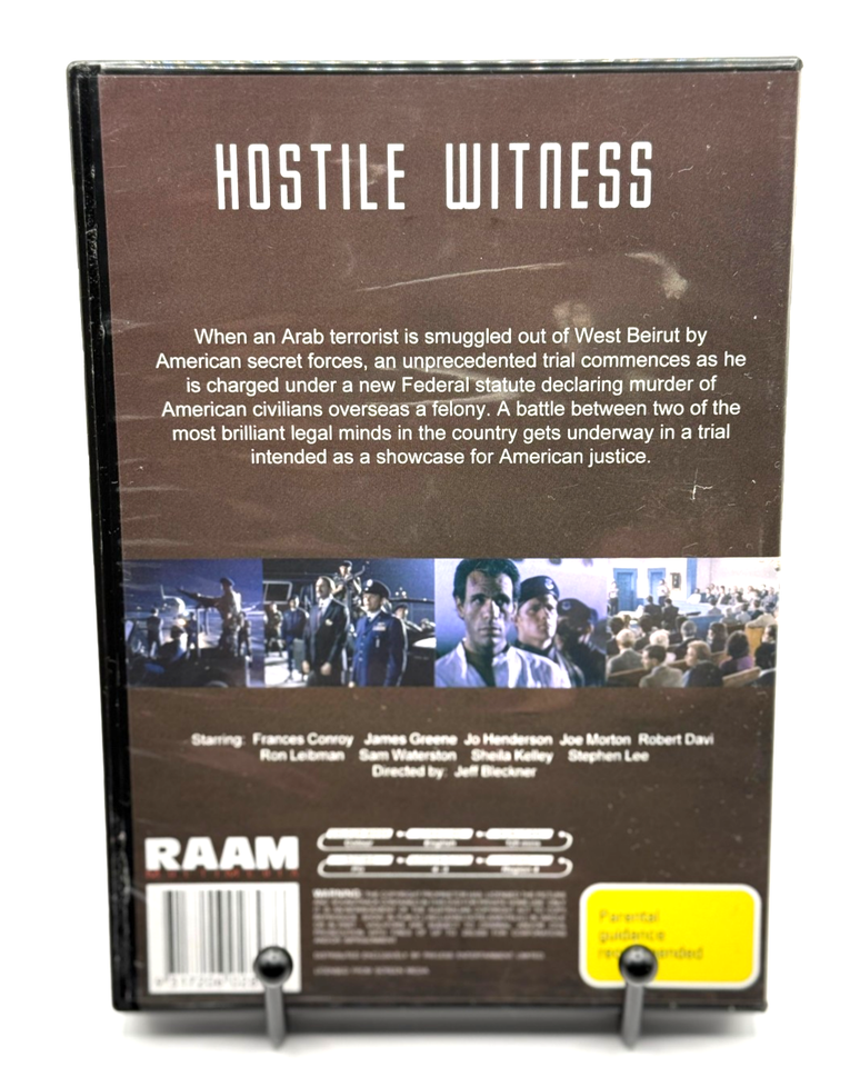 Hostile Witness (1988) DVD eBay