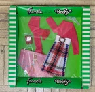 FRANCIE & BECKY #3444 MIDI PLAID MATTEL 1970 VINTAGE BARBIE NRFP
