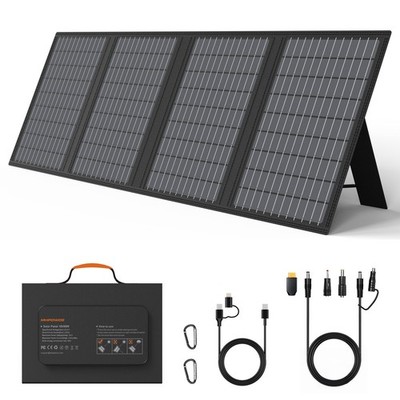MHPOWOS 60W Portable Folding Solar Panel IP67 Lightweight for Power Station