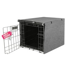 Dog Crate Cover - Kennel Covers Fit for 24 Inch Dogs Crate, Double Door Polye...