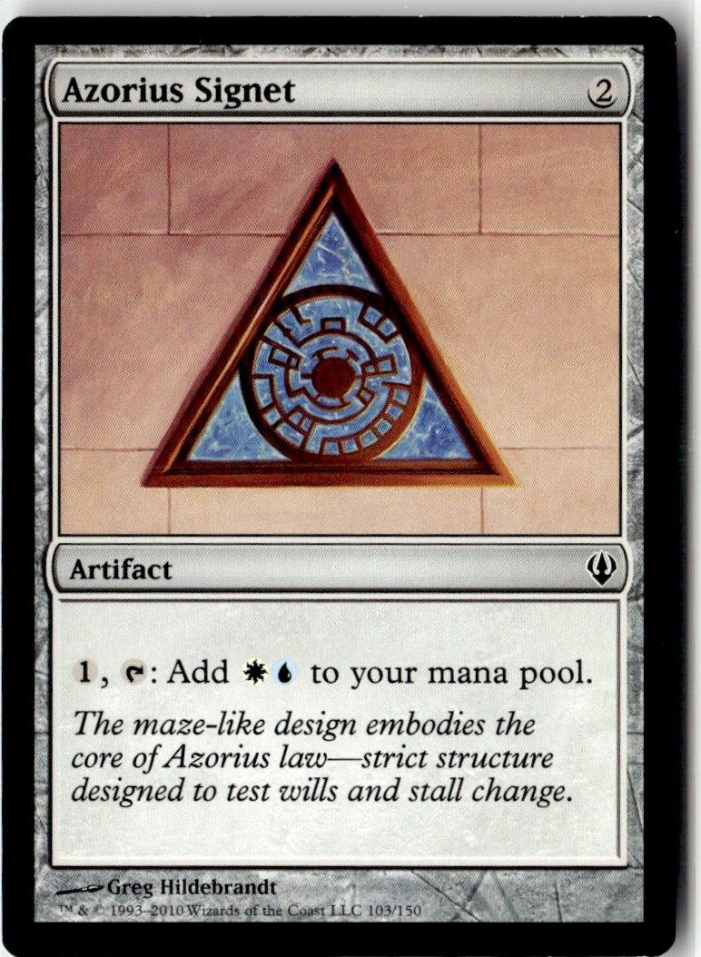 Azorius Signet NM Archenemy Magic 103