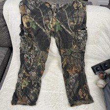 Vintage Mossy Oak Men  s Camo 6 Pocket Pants Size 36/30