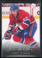 2011-12 UD Series 1 Aaron Palushaj C102 Young Guns Canvas RC