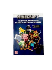 Minecraft Official Animals And Nether And The End Sticker Book 1130 Stickers New