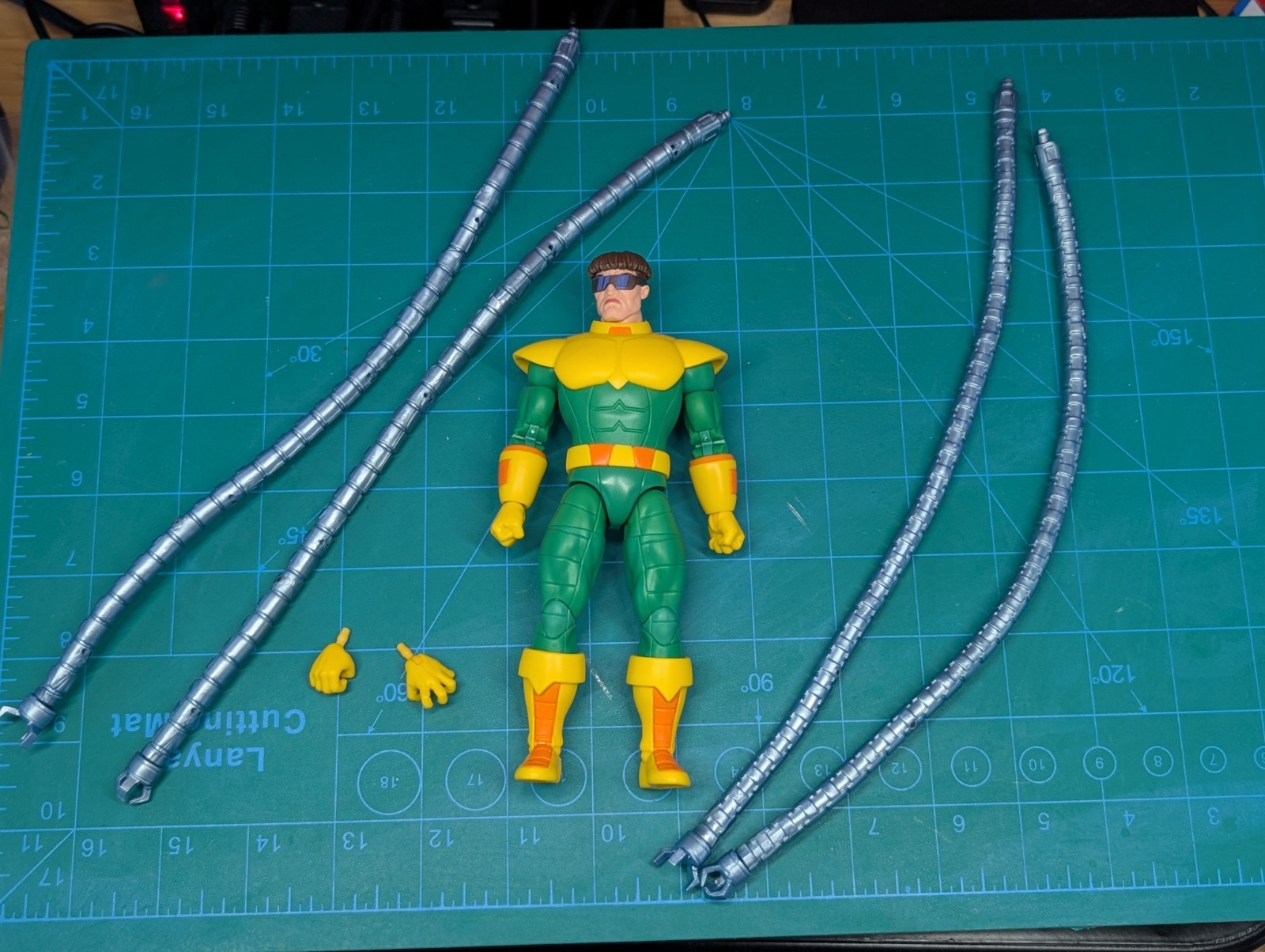Marvel Legends VHS Spider-Man Animated Doctor Octopus Doc Ock Loose Complete