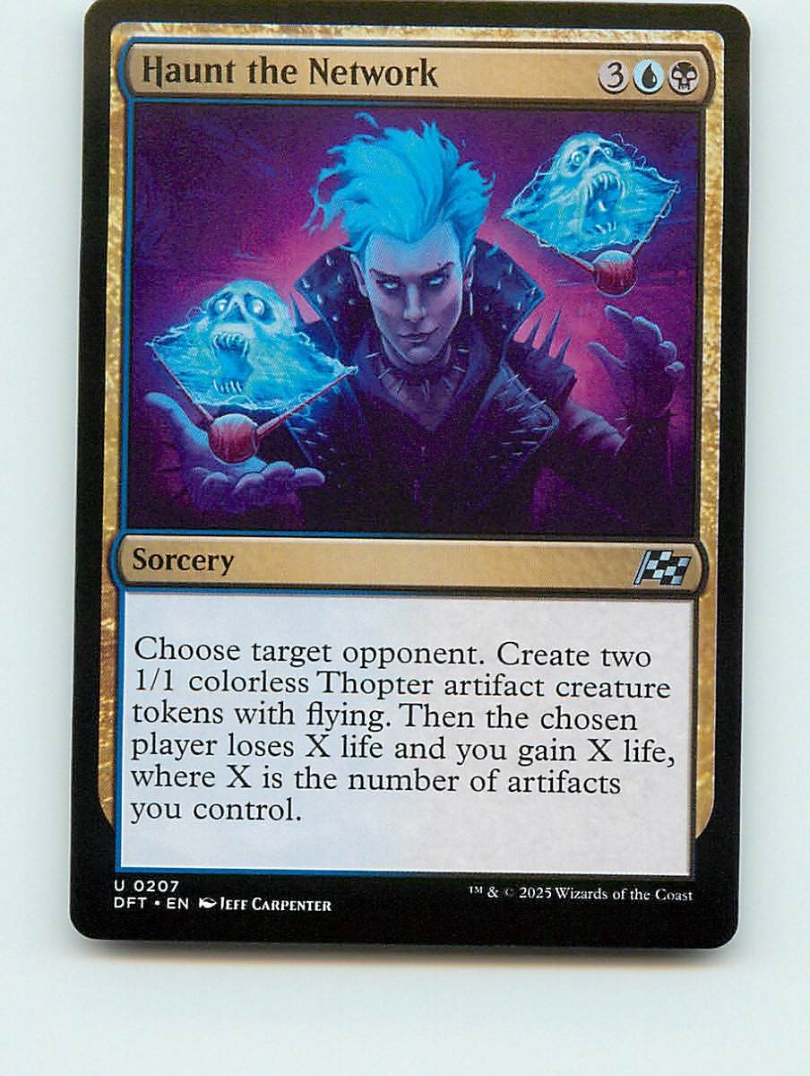 Haunt the Network - U207 - MTG - Aetherdrift (DFT)