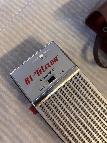 BC-Telecon Walkie Talkie – 9 Transistoren – Vintage Funkgerät – Sammlerstück - Zdjęcie 7 z 8