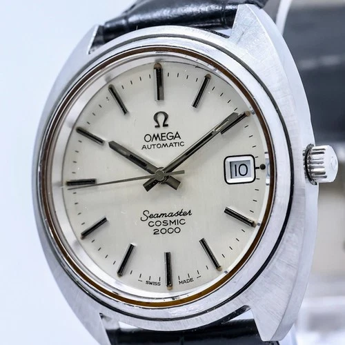 Vintage 1970s **NEAR MINT** OMEGA Seamaster COSMIC 2000 Cal.1012 Auto 38mm Men's