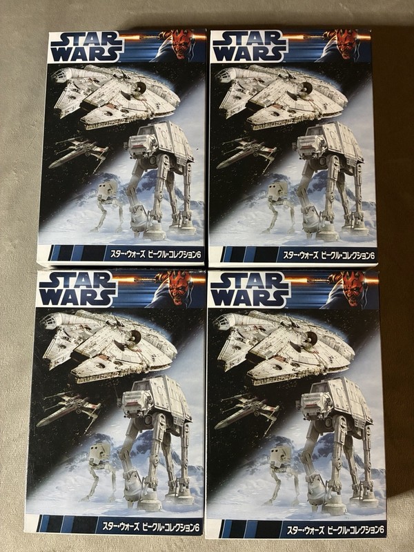 F-TOYS CONFECT STAR WARS VEHICLE COLLECTION 6 #05 TIE-FIGHTER 1/44 SCALE NEW X 4