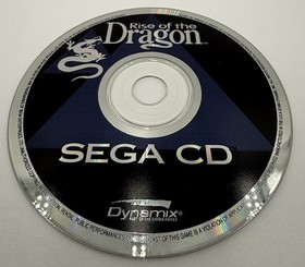 Rise of the Dragon Sega CD CIB Complete w/ Manual Clean Disc