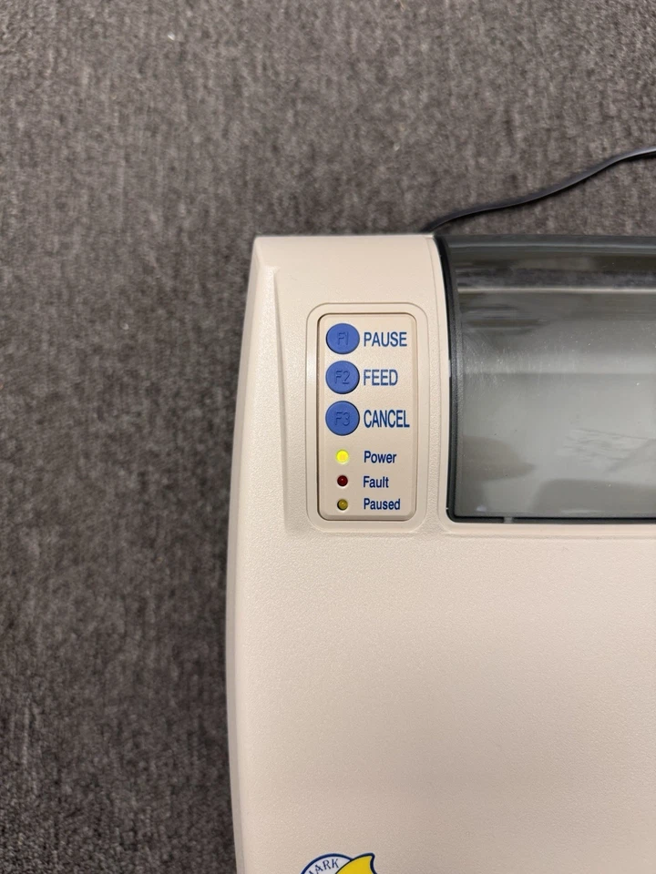 Unimark U250 Thermal Transfer Label Printer w/ Datamax AC Adapter 19V 50-2024-1 - Image 3 of 4