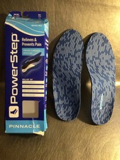 Powerstep Pinnacle Insoles Full Length Support Mens Size I/J 12-13