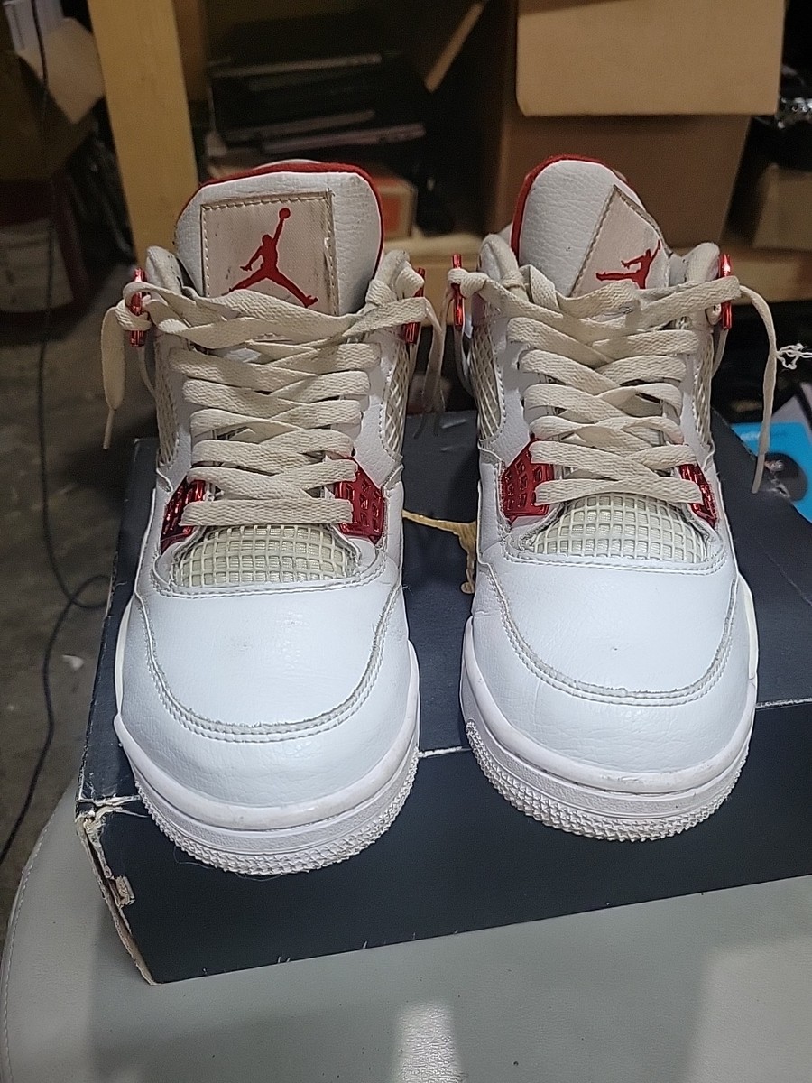 Nike Air Jordan Retro Metallic Red White 408452-112 Men's SzUS