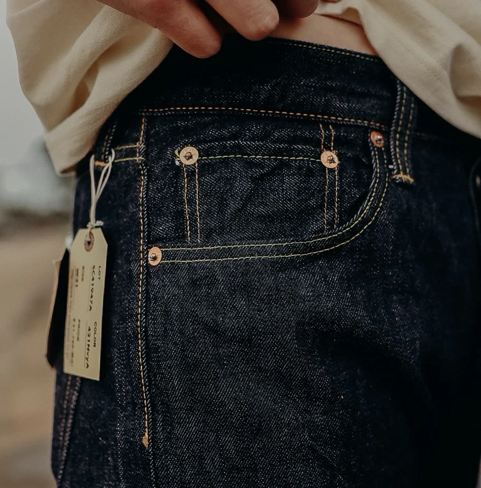 Jean para hombre 1947 CUT, SUGARCANE 14,25 OZ INDIGO talla 32 Foto 4 de 4