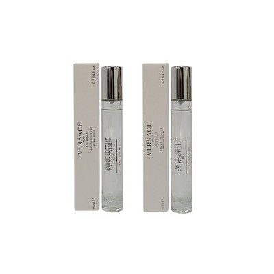 Versace Man Eau Fraiche 0.3 oz / 10 ml EDT Mini Spray Pack of 2