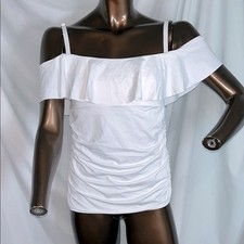 Tommy Bahama Pearl Flounce Tankini - Small - New