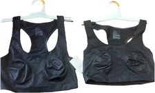 Auden So Soft Pull Over Wire Free Scoop Neck Bralette Black Size M 2pack