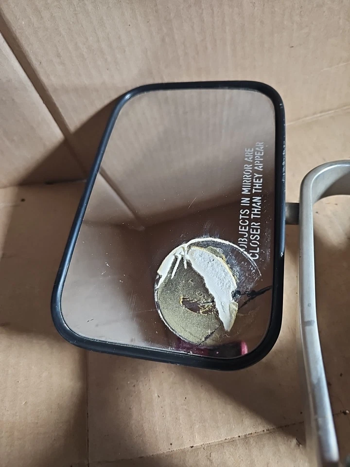 Juego de espejos retrovisores delanteros derecho izquierdo Ford Econoline Van 1975-1991 cromados Foto 2 de 4