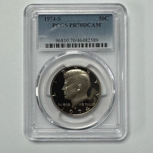 1974-S Kennedy Half Dollar Proof — photo from the most recent tracked eBay sale