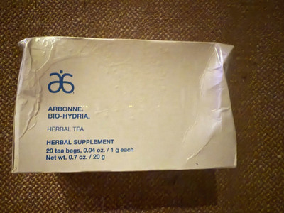 Arbonne Bio-Hydria Tea Sealed Herbal Tea 20bags *Expired 7/22 Rosemary Chamomile