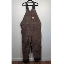 Carhartt Men  s Insulated Duck Bib Overall / Size-2XL Regular