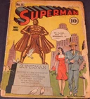 Vintage Superman #16 Comic Book DC Comics 1942  First Clark and First Lois Cover