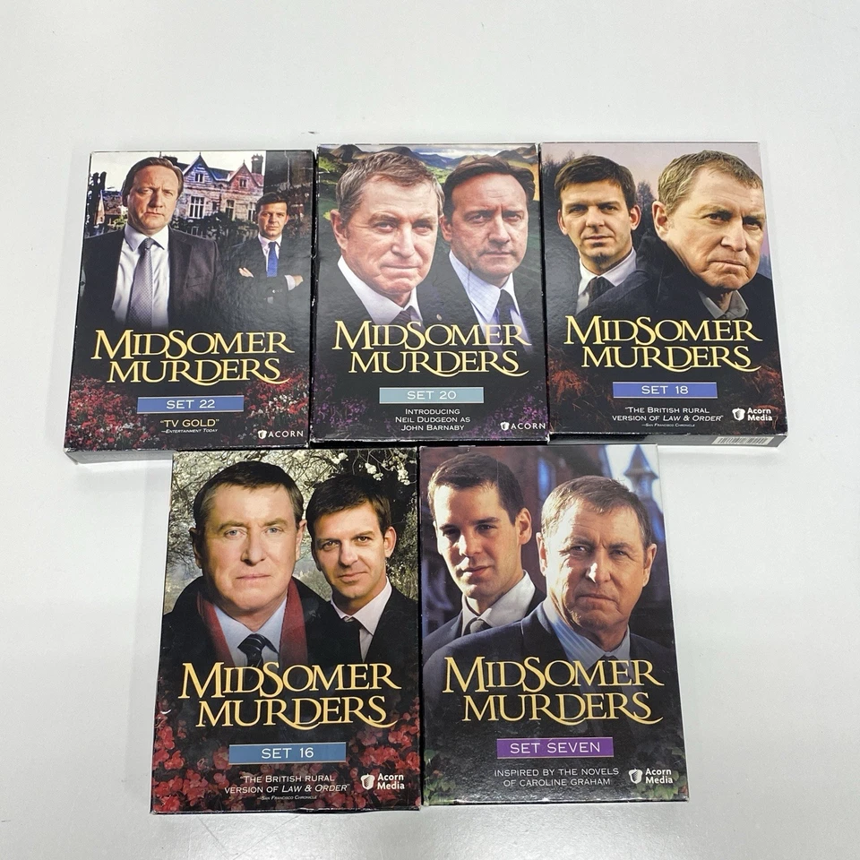 Midsomer Murders British Drama Series Boxed DVD Lot of 11 Sets 6-12,16,18,20,22 - Image 2 of 4