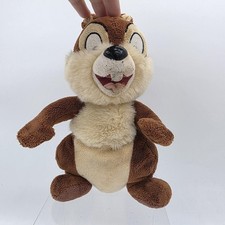 Disney Parks Chip Chipmunk Plush Stuffed Doll Brown Tan Medium Toy Resort