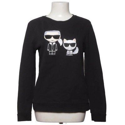Karl Lagerfeld, Sweatshirt, Größe: S, Schwarz, Baumwolle, Sweat, Damen #bSp