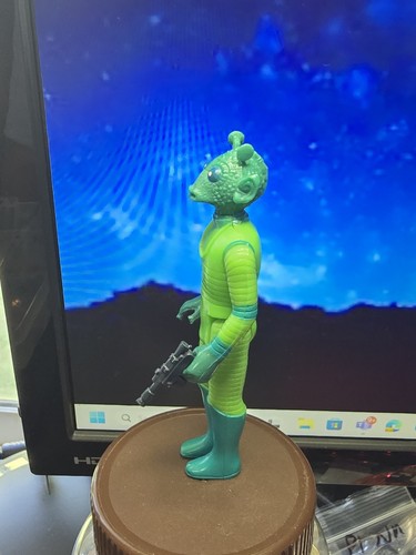 Star Wars Vintage Kenner 1978 HK * GREEDO + Orig Blaster * NMINT! B5 - Picture 2 of 5