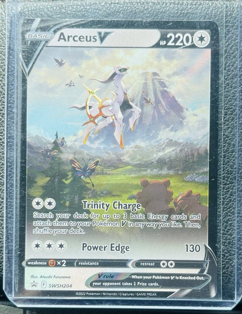 Arceus V SWSH204 SWSH: Sword & Shield Promo Cards Holo