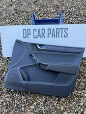 Skoda Rapid Mk1 12-20 O/S Right Drivers Front Door Card Trim Panel 5JB867012
