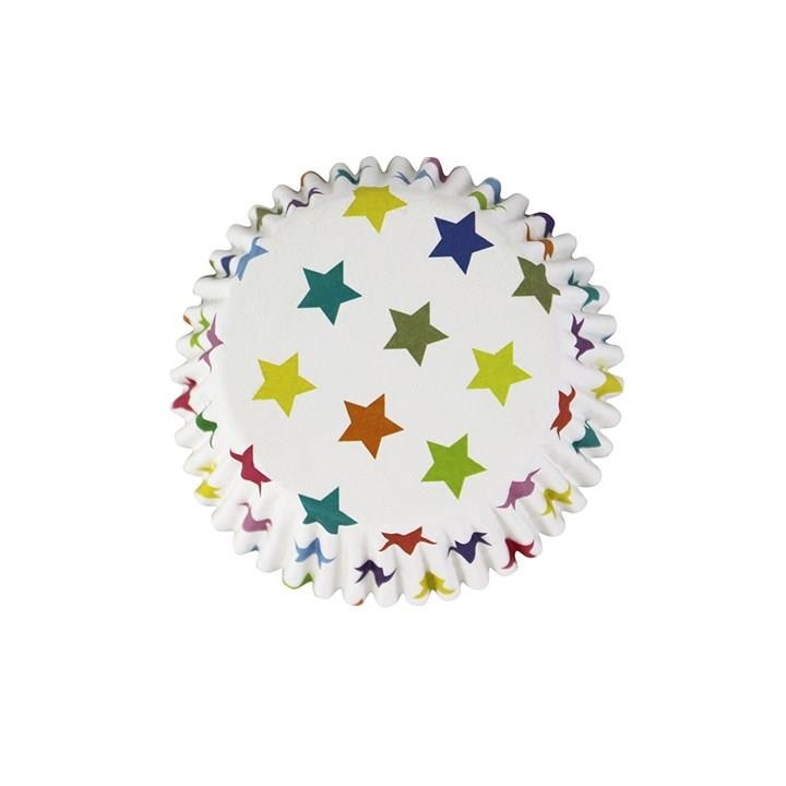 PME BC826 Stars Cupcake Cases, Foil Lined, Pk/30, Paper, Metallic - Image 2