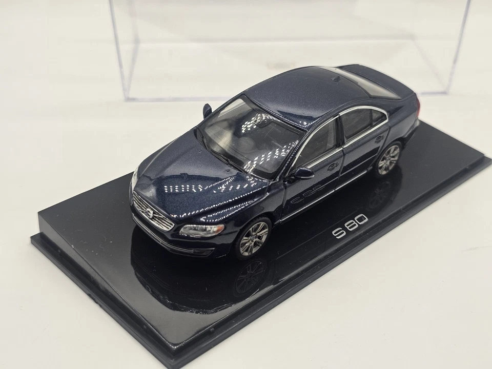 Volvo S80 Blu 2013 1:43 Norev Promo In Box - Immagine 2 di 3