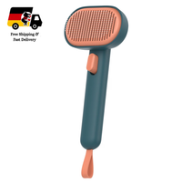 Aumuca KatzenbüRste Selbstreinigend FüR Langhaar Und Kurzhaar, Farbe