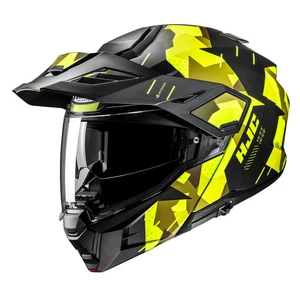 HJC i80 Roki Adventure Motorbike Motorcycle Helmet MC3HSF Yellow