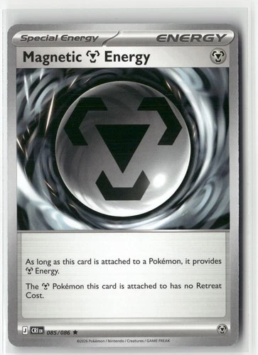Magnetic Energy 085/086 NON-HOLO Exclusive - Pokemon TCG Chaos Rising NM
