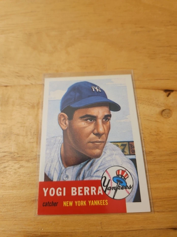 1991 Topps Archives The Ultimate 1953 Set - Yogi Berra #104 - Image 2 of 3