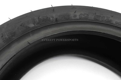 Front Tire 120/70-12 Grom 14-25 Dax125 2025 OEM Honda Tubeless 12