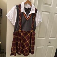 Spirit Halloween Harry Potter Gryffindor Uniform Costume Dress Tie Size XL