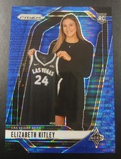 2024 Panini Prizm WNBA #140 Elizabeth Kitley Blue Pulsar Prizms #/199