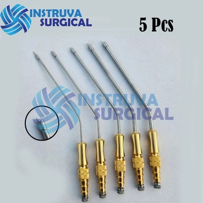 Frazier Suction Tube With Atraumatic Tip 6 To 14FR 5 PCs Set Surgical Instrument