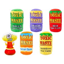 Toxic Waste Mr Toxie Head Soft Toy Candy Inspired Plush 23cm