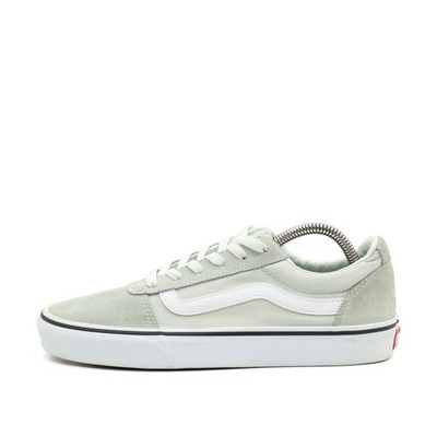 VANS Damen Ward Sneaker Grau Wildleder/Canvas Niedrig Komfort EU 38.5