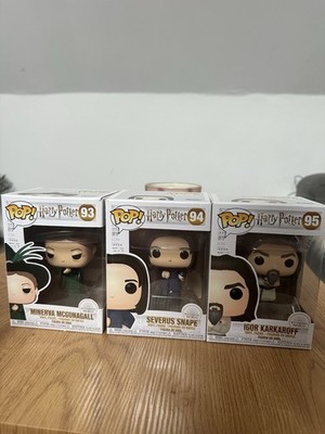 Funko Pop HarryPotter Minerva McGonagall, Severus Snape, Igor Karkaroff 93 94 95