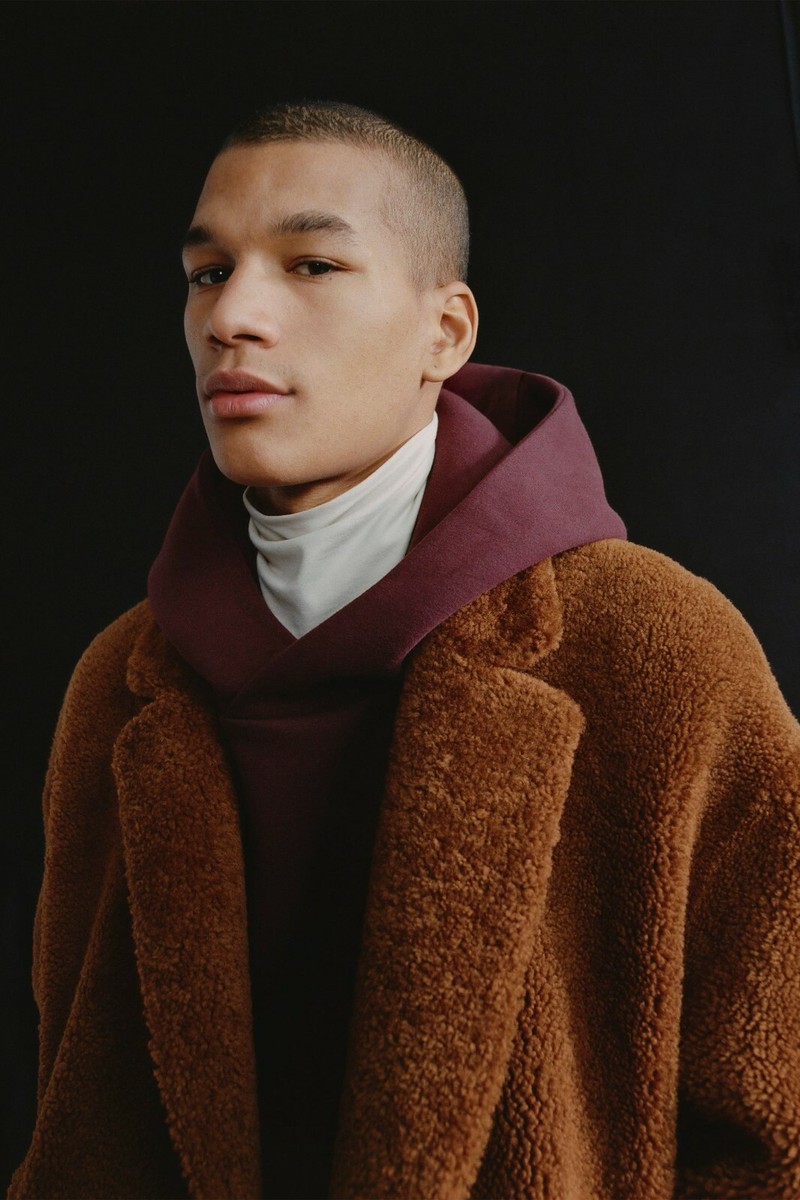 ZARA MEN DOUBLE-FACED COAT SIZE L-XL BROWN 100% SHEEP ZARA MEN DOUBLE-FACED COAT SIZE L-XL BROWN 100% SHEEP