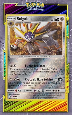 Solgaleo Reverse Sl02 Gardiens Ascendants 87 145 Carte Pokemon Neuve Francaise Ebay